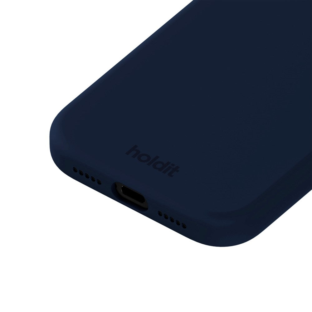 Holdit iPhone 17 Pro Soft Touch Silikon Deksel - Midnight Blue