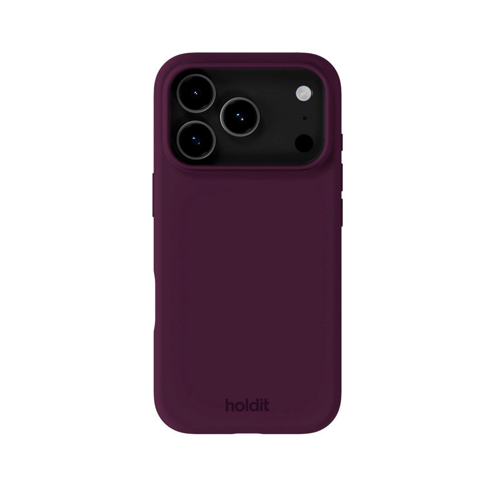 Holdit iPhone 17 Pro Max Soft Touch Silikon Deksel - Deep Plum