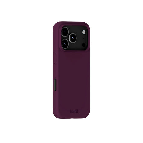 Holdit iPhone 17 Pro Max Soft Touch Silikon Deksel - Deep Plum