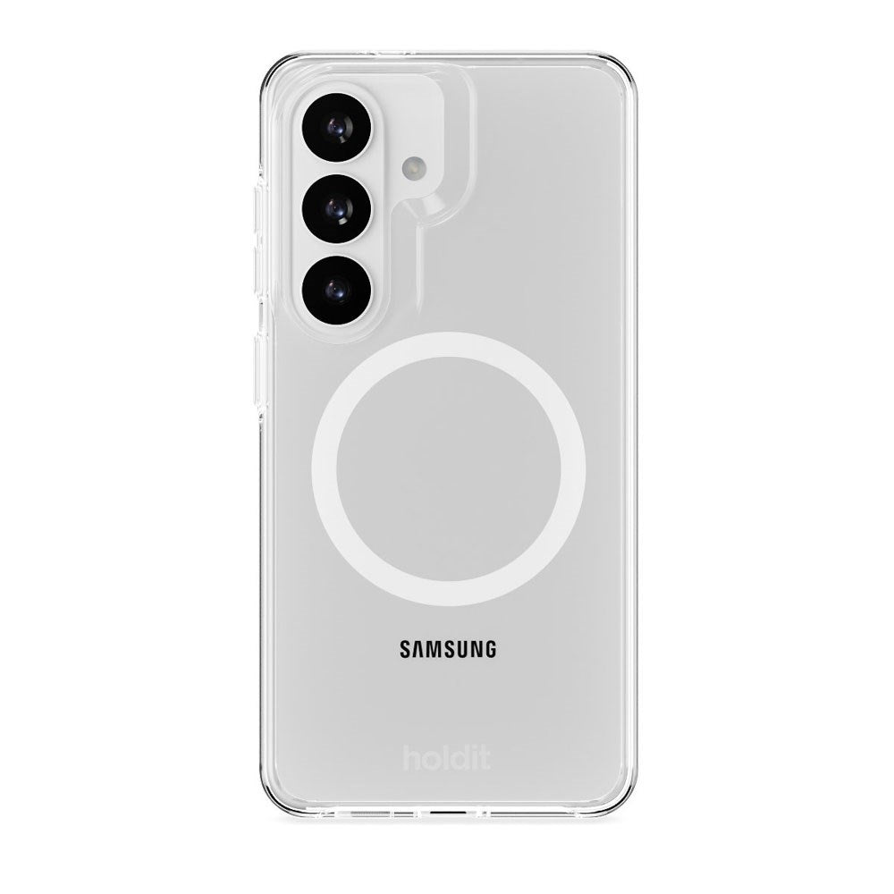 Samsung Galaxy S26+ (Plus) Holdit MagSafe Deksel - Transparent / White