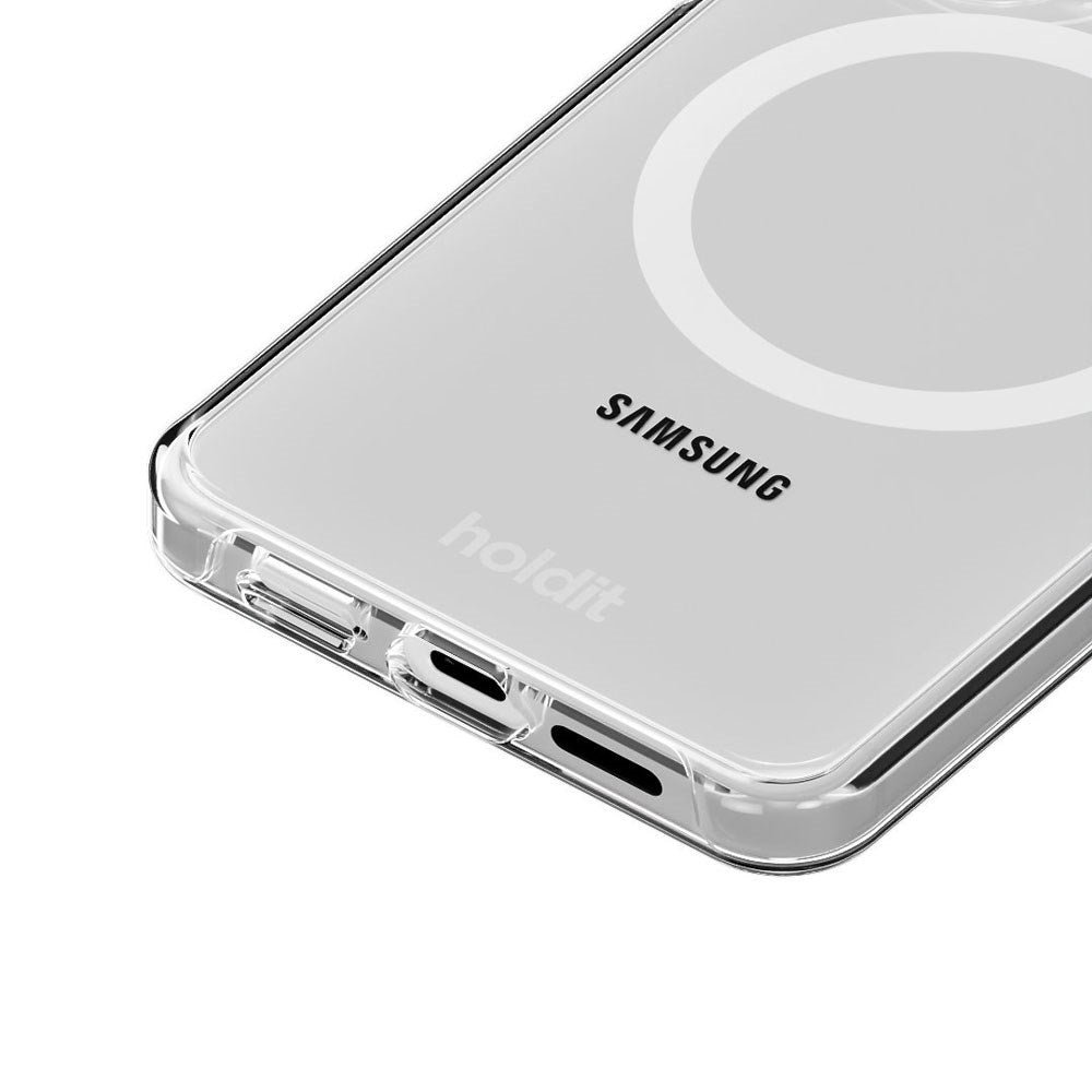 Samsung Galaxy S26+ (Plus) Holdit MagSafe Deksel - Transparent / White