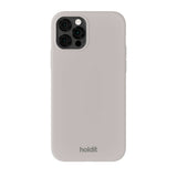 iPhone 12 / 12 Pro Holdit Soft Touch Silikon Deksel - Wool Gray