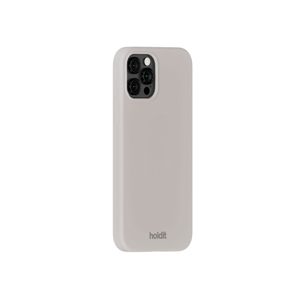 iPhone 12 / 12 Pro Holdit Soft Touch Silikon Deksel - Wool Gray