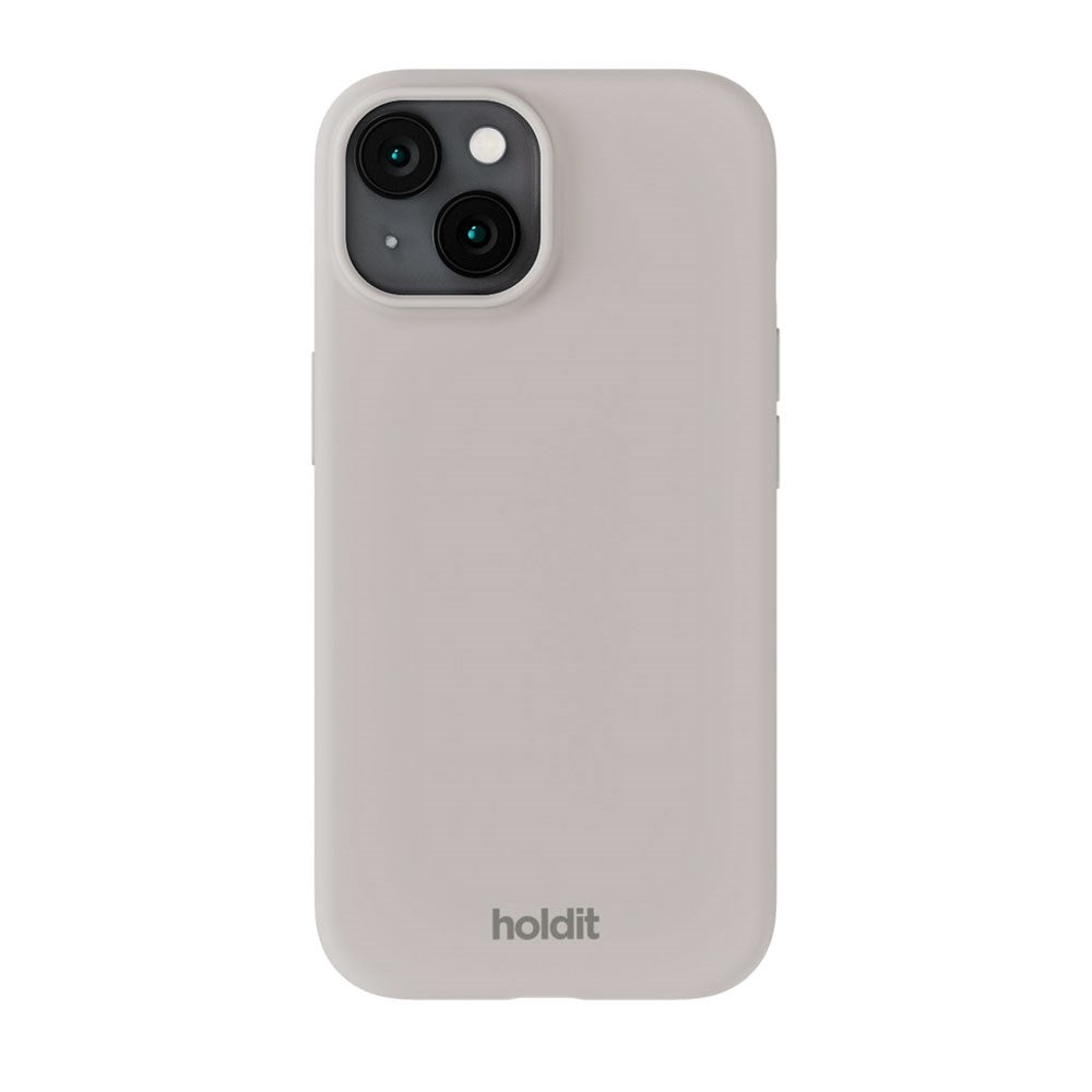 iPhone 14 / 13 Holdit Soft Touch Silikon Deksel - Wool Gray