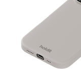 iPhone 16 Pro Holdit Soft Touch Silikon Deksel - Wool Gray