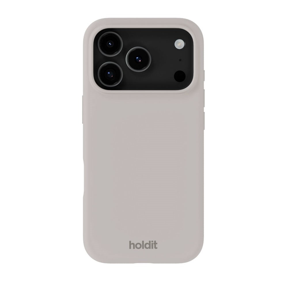 iPhone 17 Pro Max Holdit Soft Touch Silikon Deksel - Wool Gray