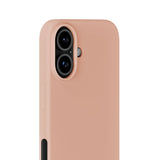 iPhone 16 Holdit Soft Touch Silikon Deksel - Bare Pink