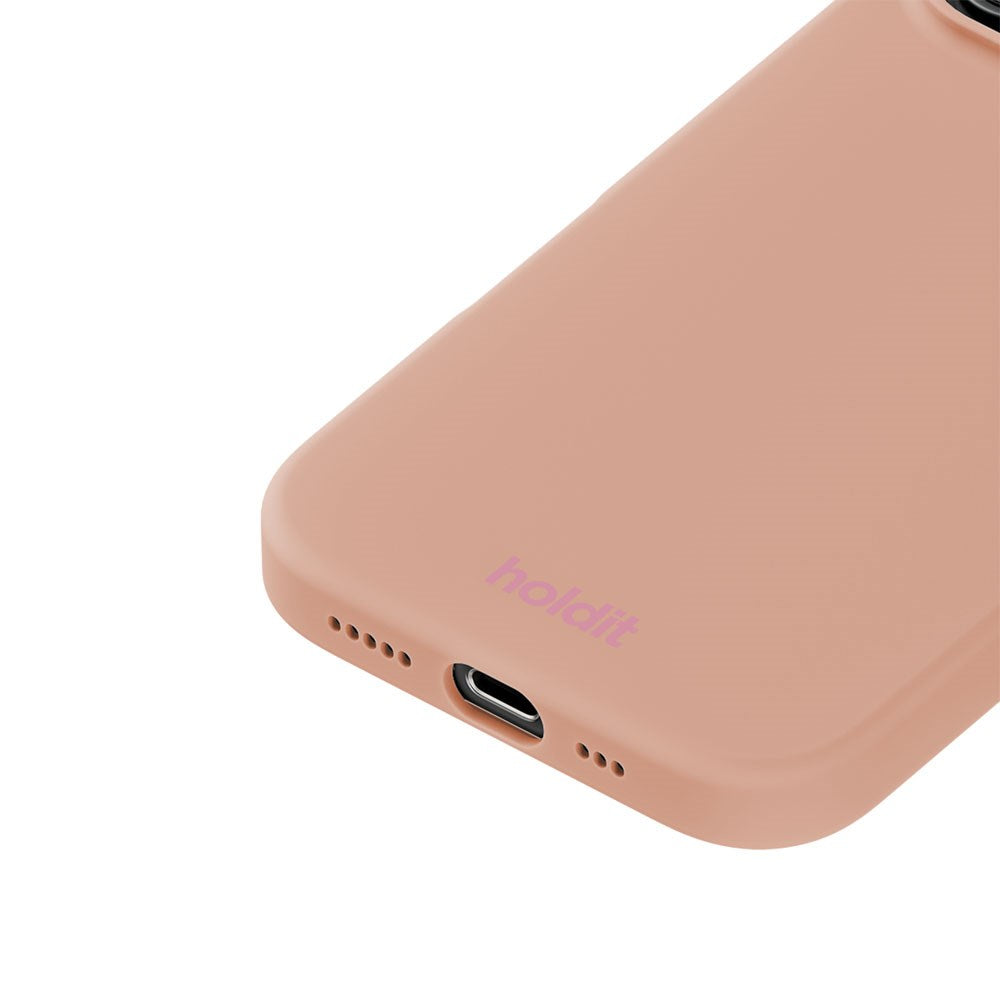 iPhone 16 Pro Holdit Soft Touch Silikon Deksel - Bare Pink