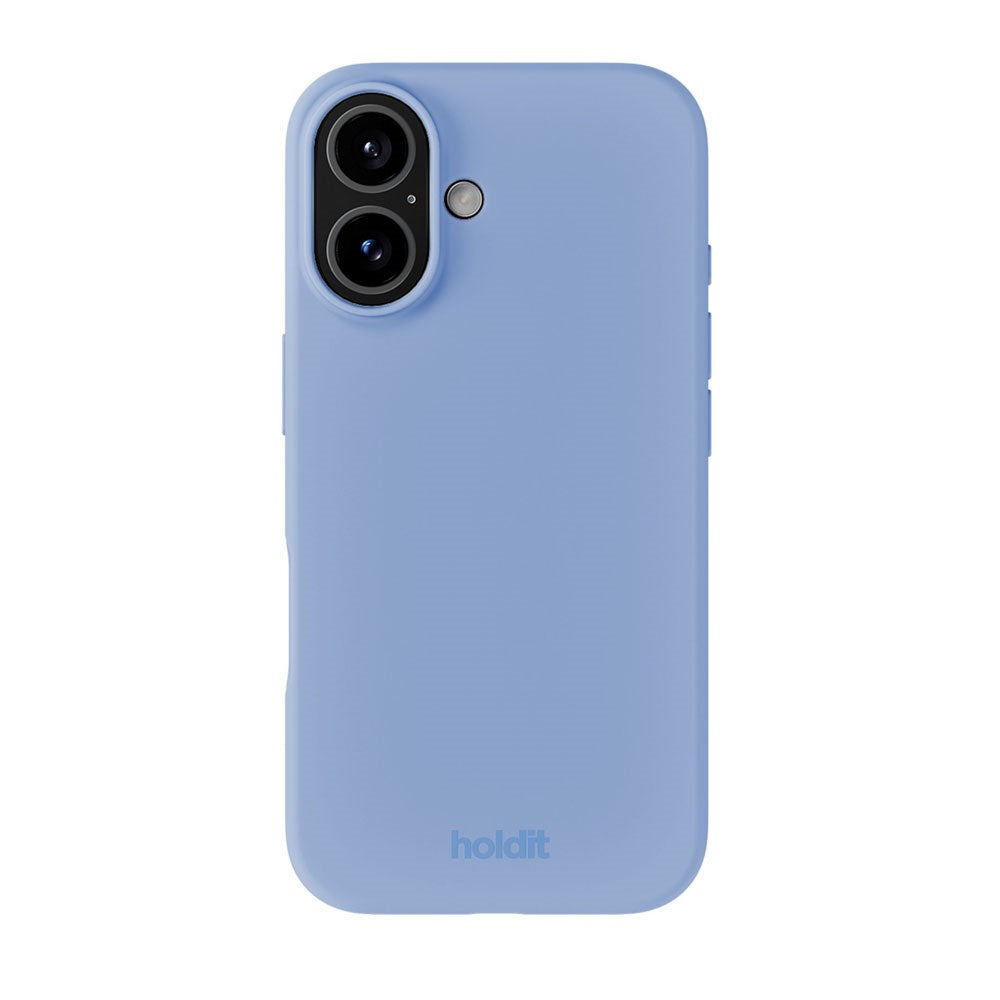 iPhone 16 Holdit Soft Touch Silikon Deksel - Soft Cobalt
