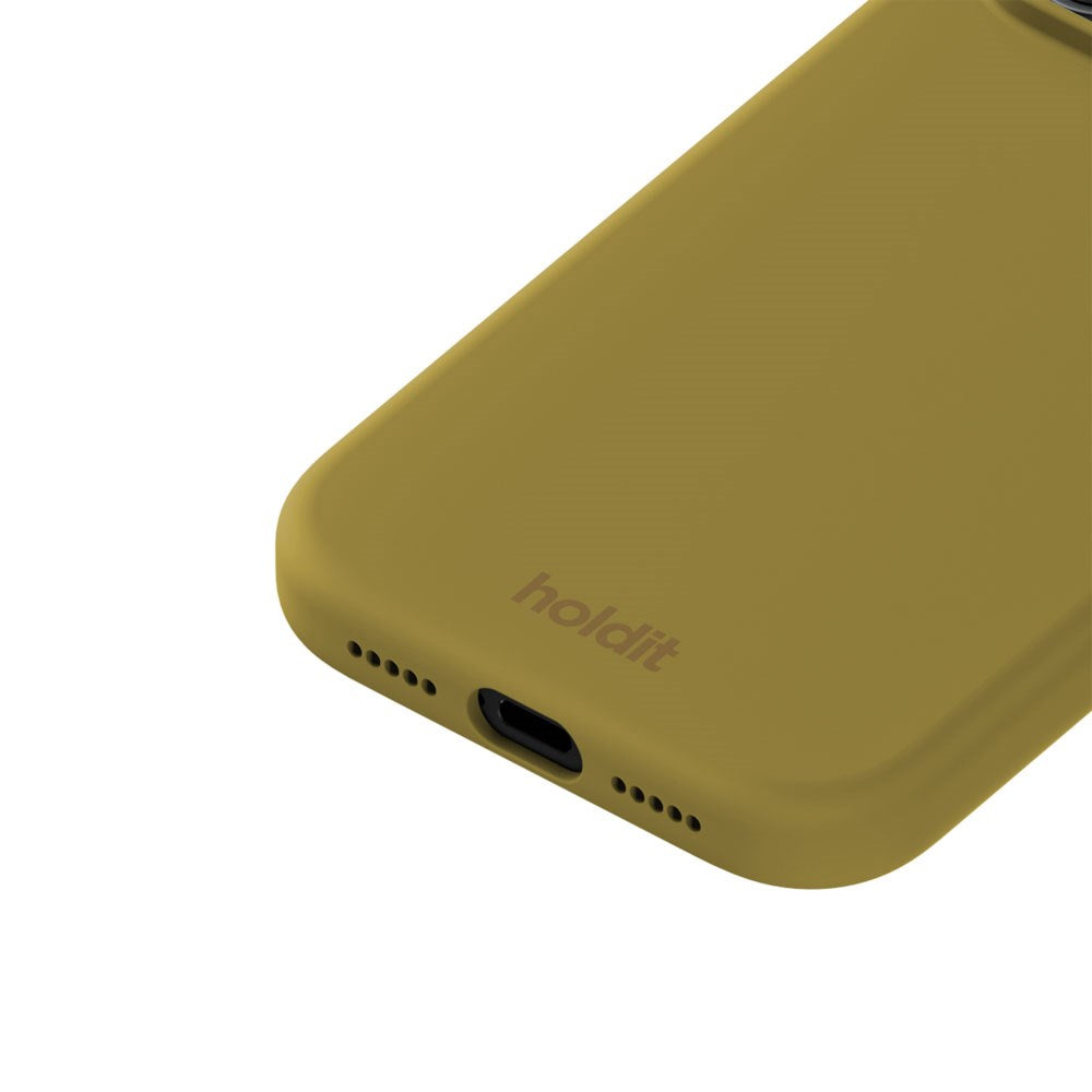 iPhone 17 Pro Holdit Soft Touch Silikon Deksel - Warm Olive