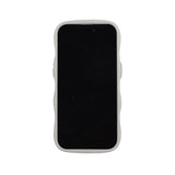 iPhone 17e / 16e / 15 / 14 / 13 Holdit Wavy Deksel - Wool Grey / Transparent