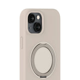 iPhone 17e / 16e / 15 Holdit Silikone Stand Deksel - Light Beige