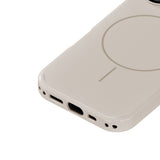 iPhone 17 Holdit Mono Case - MagSafe Kompatibel - Light Beige / Beige
