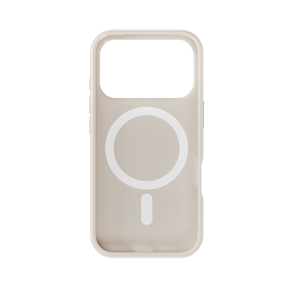 iPhone 17 Pro Holdit Mono Case - MagSafe Kompatibel - Light Beige / Beige