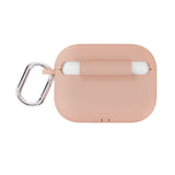 Apple AirPods Pro (3. Gen.) Holdit Silicone Case m. Karabinkrok - Bare Pink