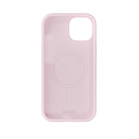 iPhone 15 / 14 / 13 Holdit Soft Touch MagSafe Silikon Deksel - Pale Pink