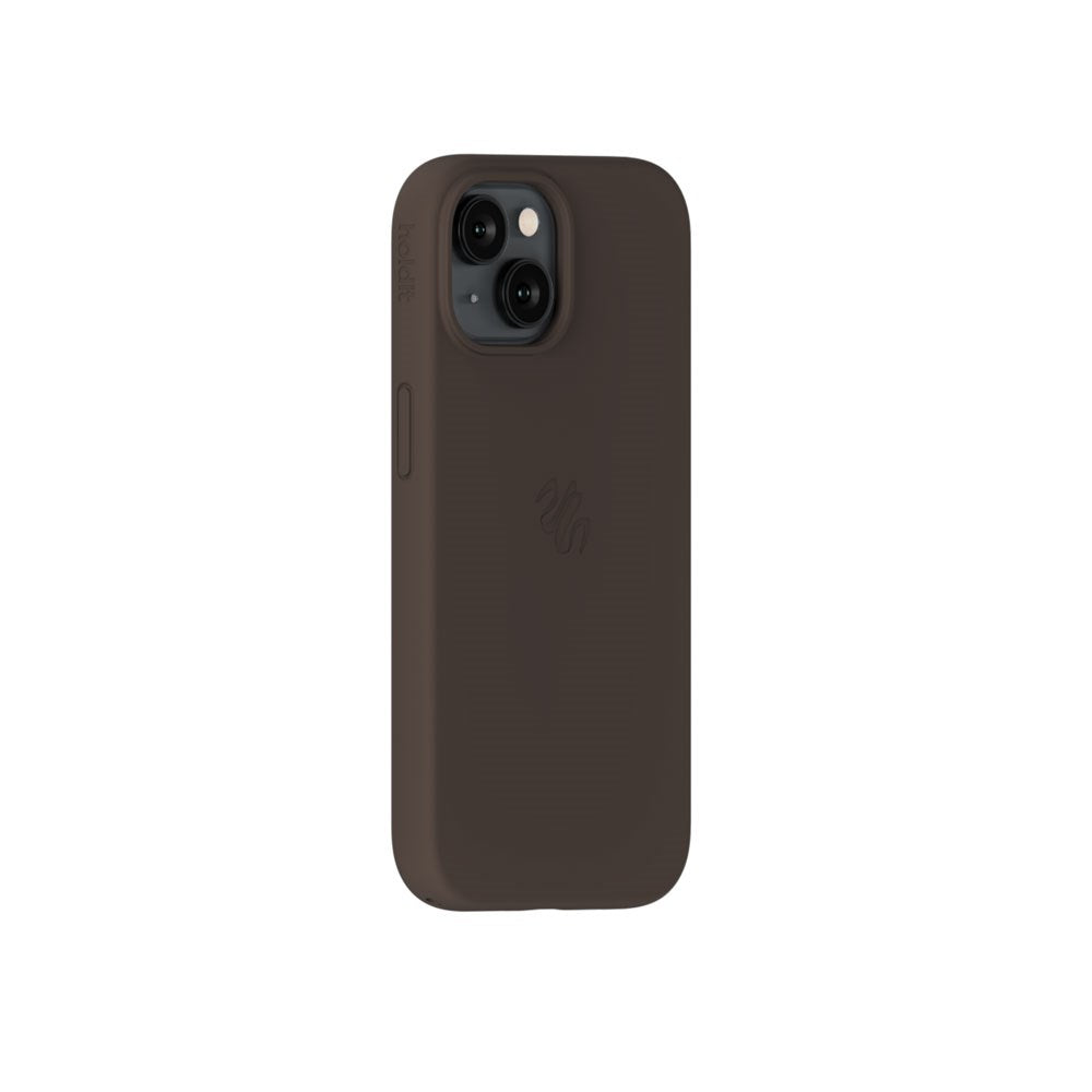 iPhone 15 / 14 / 13 Holdit Soft Touch MagSafe Silikon Deksel - Chocolate
