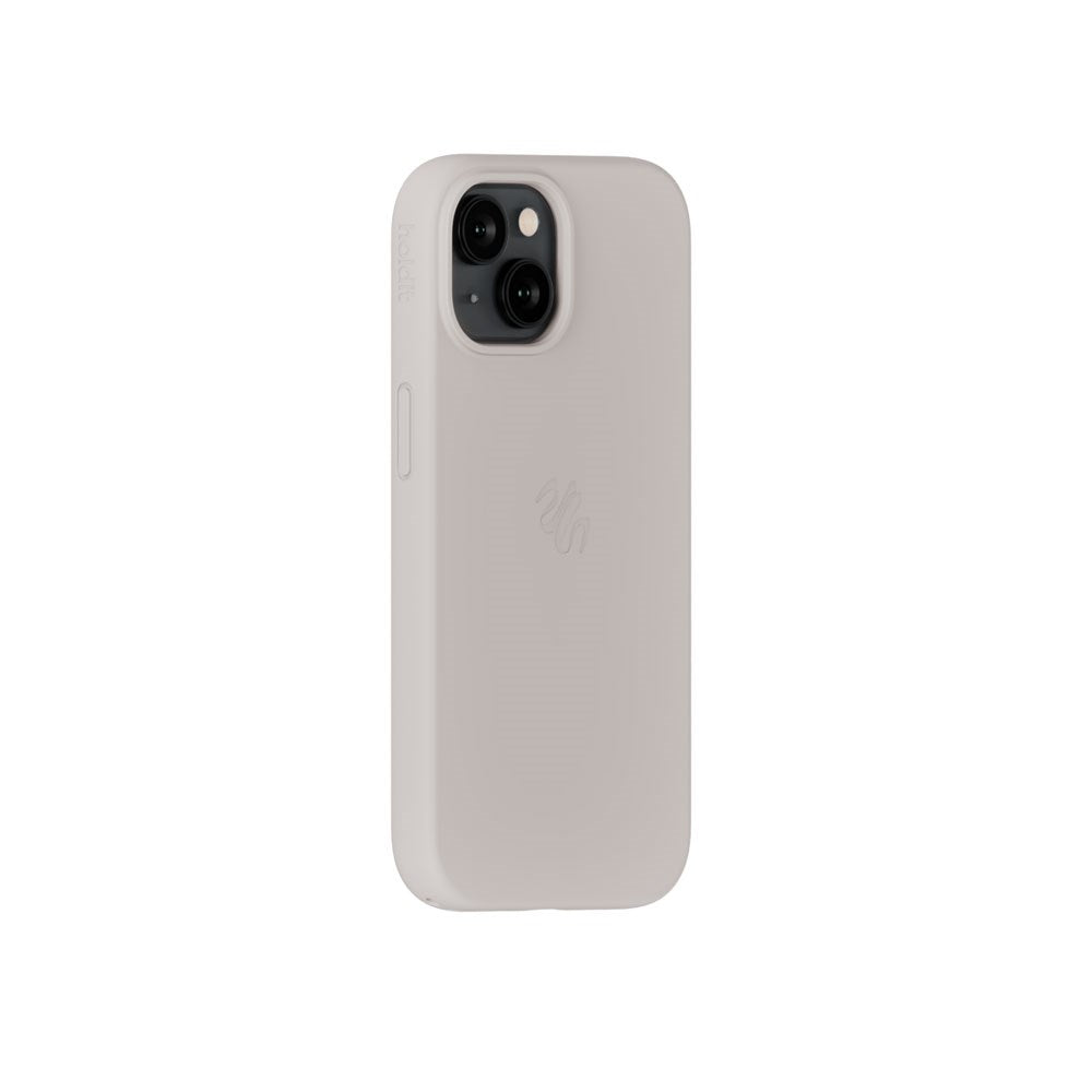 iPhone 15 / 14 / 13 Holdit Soft Touch MagSafe Silikon Deksel - Wool Gray