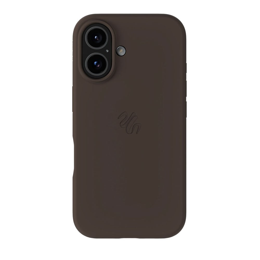 iPhone 16 Holdit Soft Touch MagSafe Silikon Deksel - Chocolate