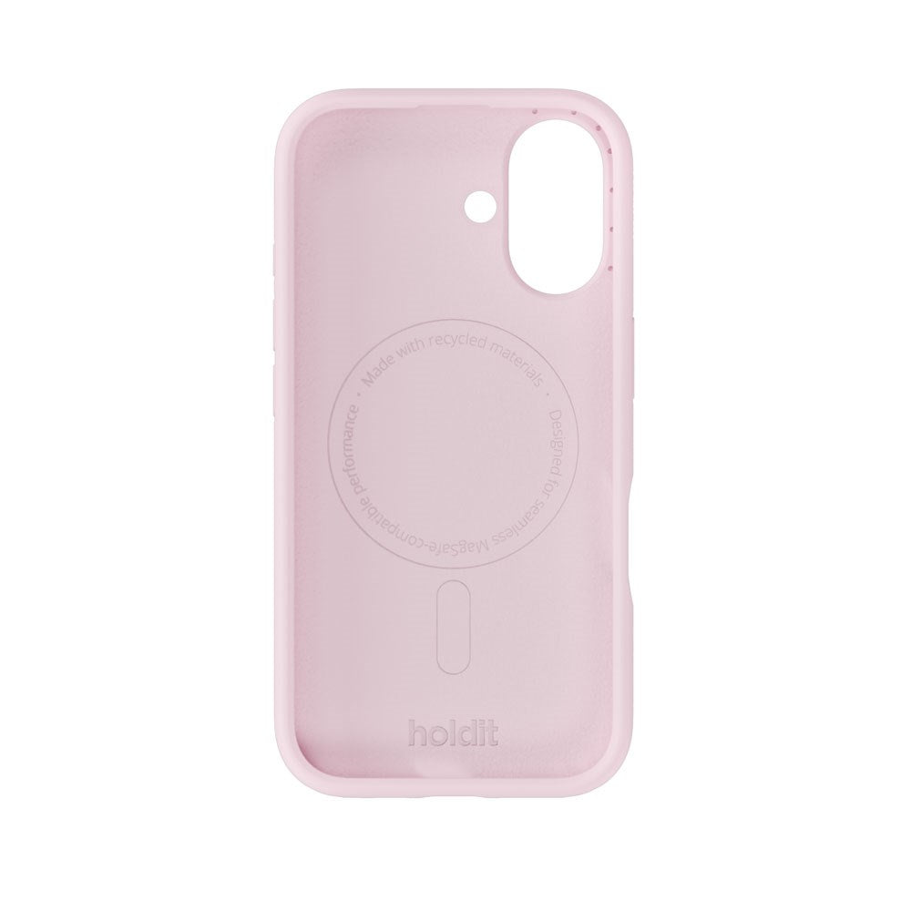 iPhone 16 Holdit Soft Touch MagSafe Silikon Deksel - Pale Pink