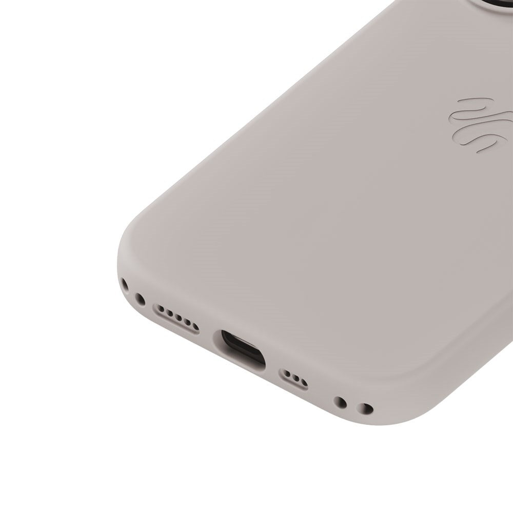 iPhone 16 Holdit Soft Touch MagSafe Silikon Deksel - Wool Gray