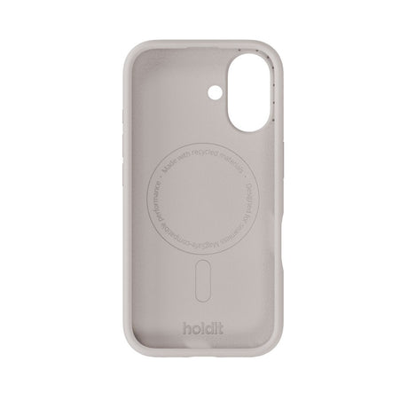 iPhone 16 Holdit Soft Touch MagSafe Silikon Deksel - Wool Gray