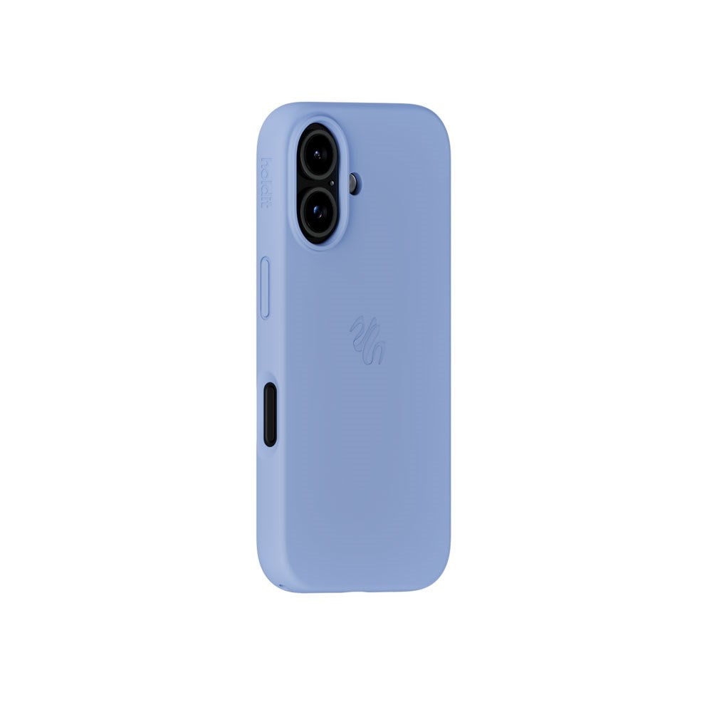 iPhone 16 Holdit Soft Touch MagSafe Silikon Deksel - Soft Cobalt