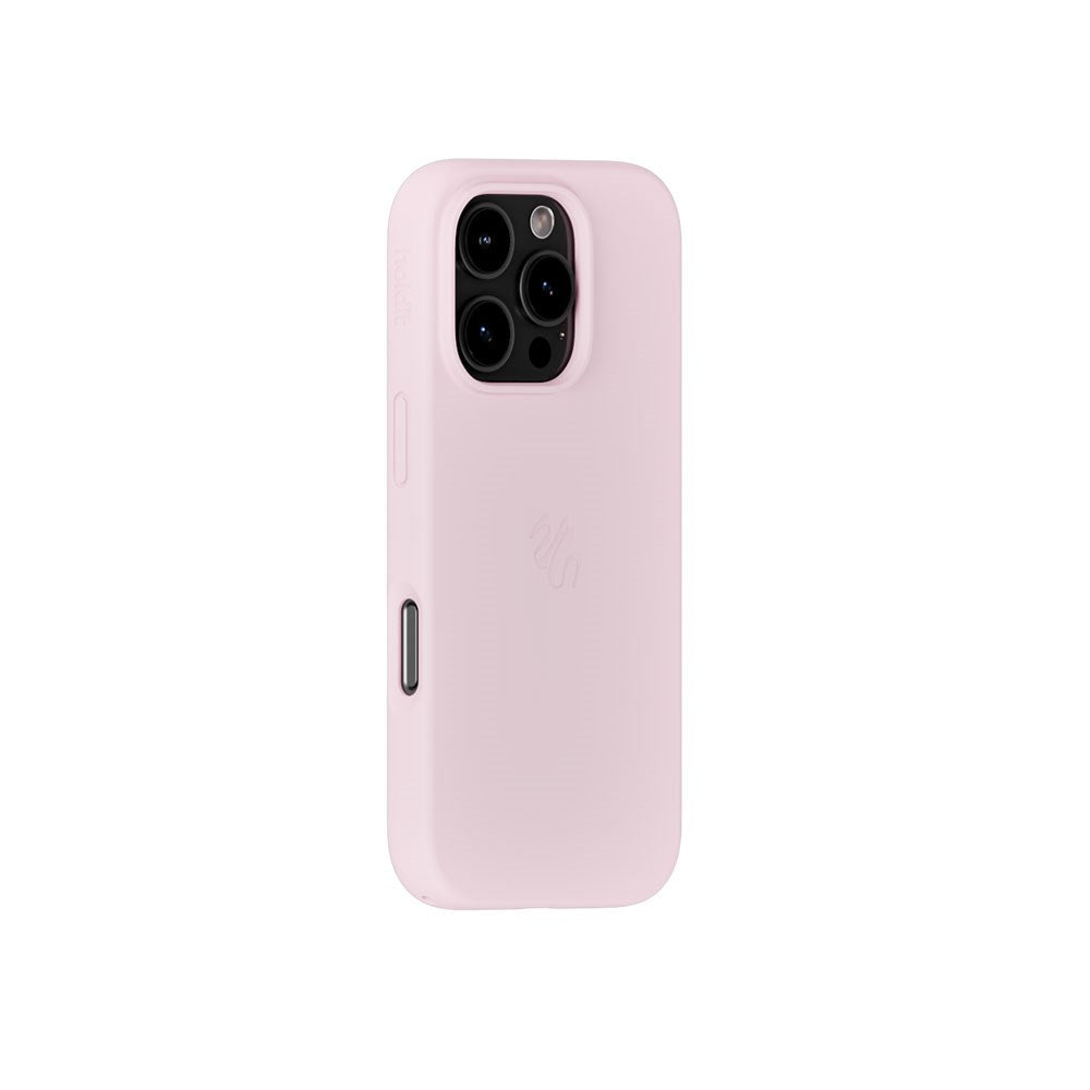 iPhone 16 Pro Holdit Soft Touch MagSafe Silikon Deksel - Pale Pink