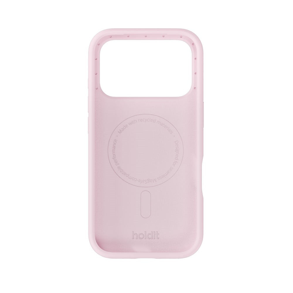 iPhone 17 Pro Holdit Soft Touch MagSafe Silikon Deksel - Pale Pink