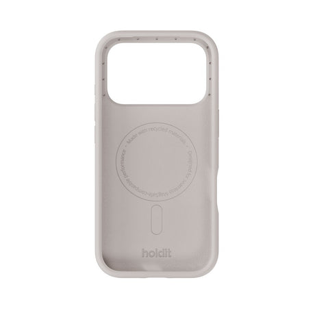 iPhone 17 Pro Holdit Soft Touch MagSafe Silikon Deksel - Wool Gray