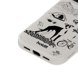 iPhone 17 Pro Holdit Graphic Print Case - Wool Gray