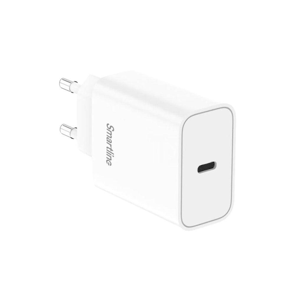 Smartline 65W Vegglader m. 1x USB-C - Hvit