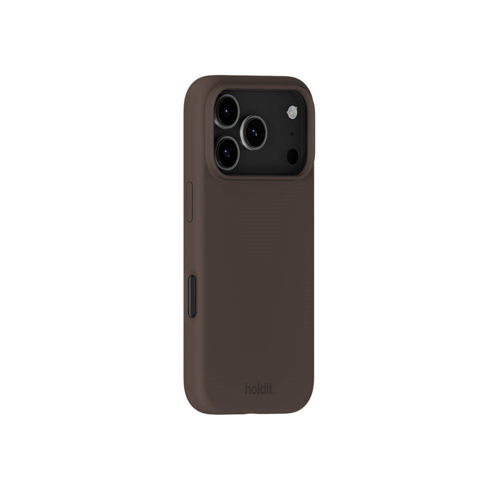 iPhone 18 Pro Max / 17 Pro Max Holdit Soft Touch Silikon Deksel - Chocolate