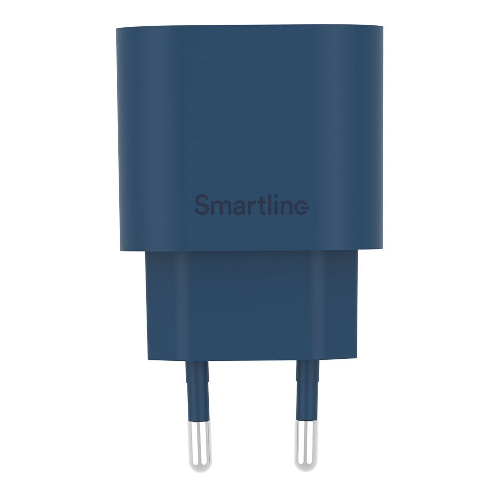 Smartline 20W Vegglader m. 1 x USB-C – Mørkeblå