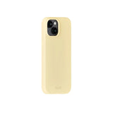 iPhone 15 Holdit Soft Touch Silikon Deksel - Butter Yellow
