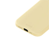 iPhone 15 Holdit Soft Touch Silikon Deksel - Butter Yellow
