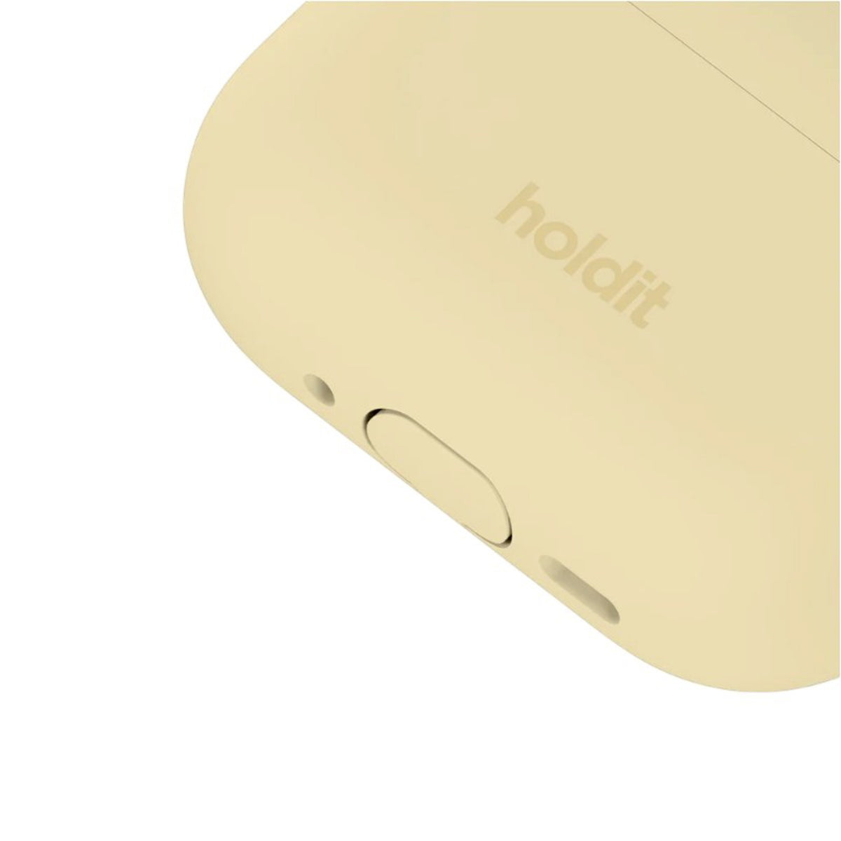Apple AirPods Pro (3. Gen.) Holdit Silicone Case m. Karabinkrok - Butter Yellow