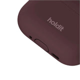 Apple AirPods Pro (3. Gen.) Holdit Silicone Case m. Karabinkrok - Bordeaux