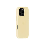 iPhone 16 Pro Holdit Soft Touch MagSafe Silikon Deksel - Butter Yellow