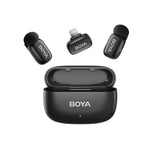BOYA 15 Mini Trådløs Mikrofon m. Lightning - Svart