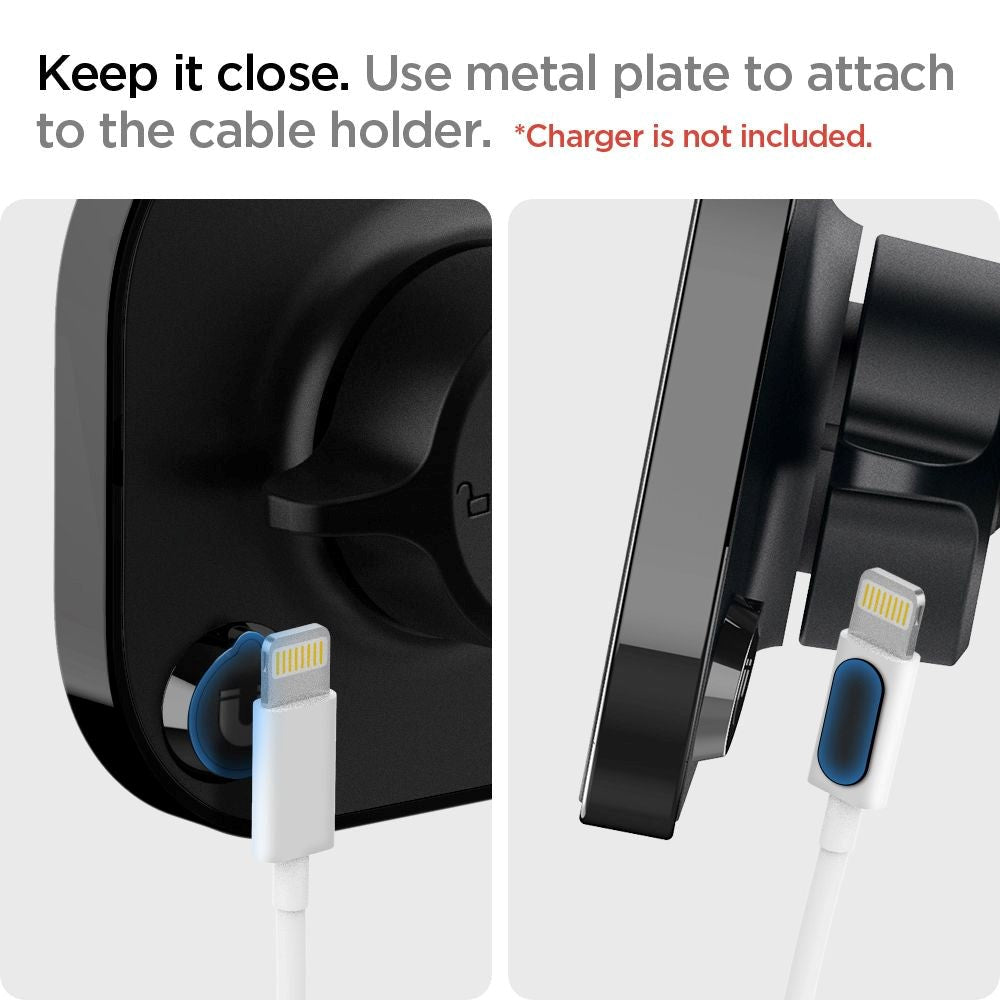 Spigen ITS12 Magnetisk Bilholder for Ventilasjon - MagSafe Kompatibel - Svart