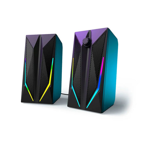 uRage BLAST-R 200 Gaming Høyttaler Sett m. RGB Lys - Svart