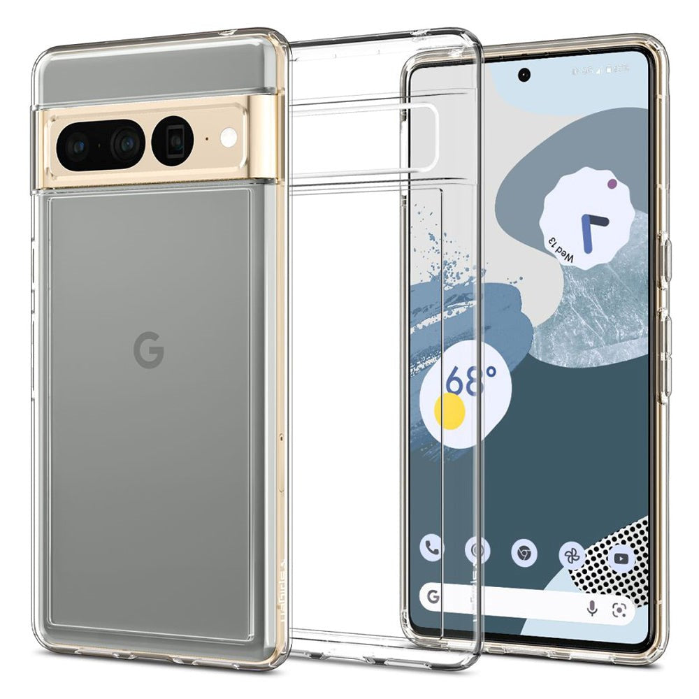 Google Pixel 7 Pro Spigen Ultra Hybrid Deksel - Gjennomsiktig