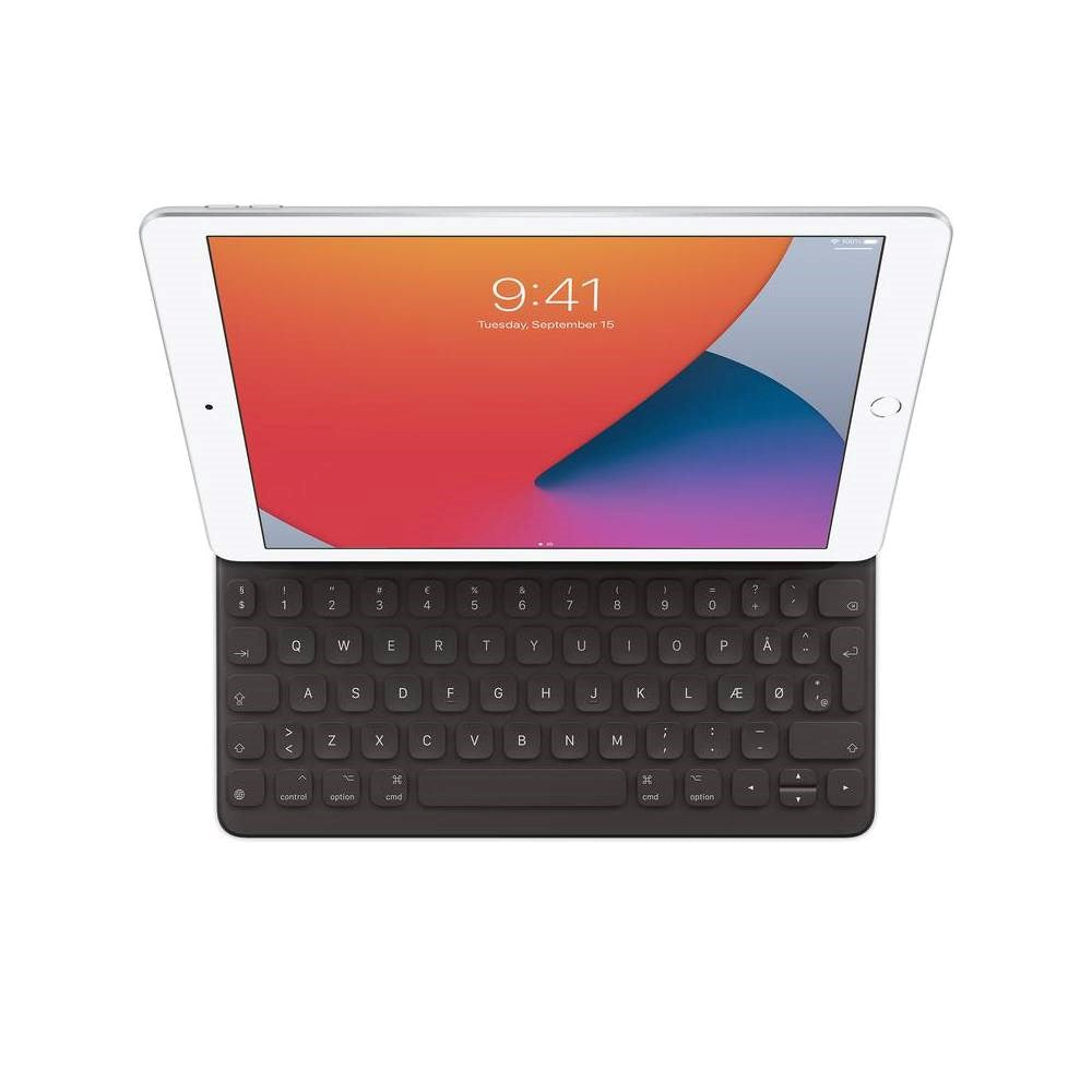 iPad 10.2" (2021 / 2020 / 2019) / Air (2019) / Pro 10.5" Apple Deksel med Tastatur - Dansk Tastatur - Svart