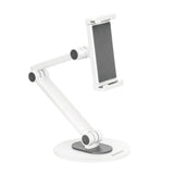 Deltaco Universell Nettbrett-/Mobilholder for Bord - Mål: 4,7 - 12,9" - Hvit