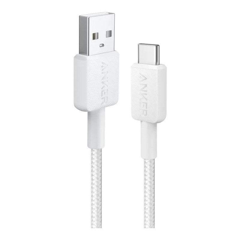 Anker 322 Nylon USB-C Kabel 15W / 1,8m - Hvit