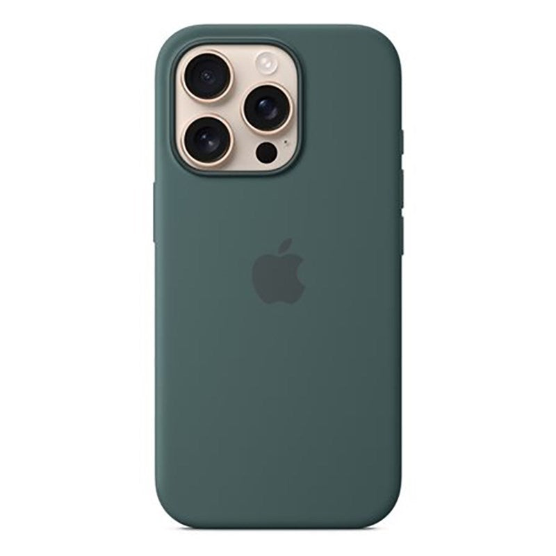 Original Apple iPhone 16 Pro Silikondeksel - MagSafe Kompatibel - Lake Green (MYYR3ZM/A)