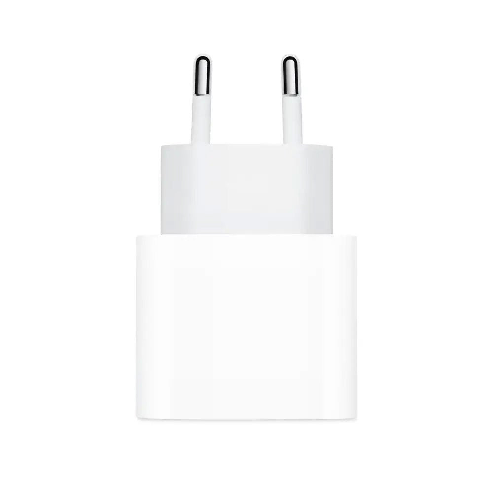 Original Apple PD (Power Delivery) 20W Wall Charger w. USB-C - White (MD3J4ZM/A)
