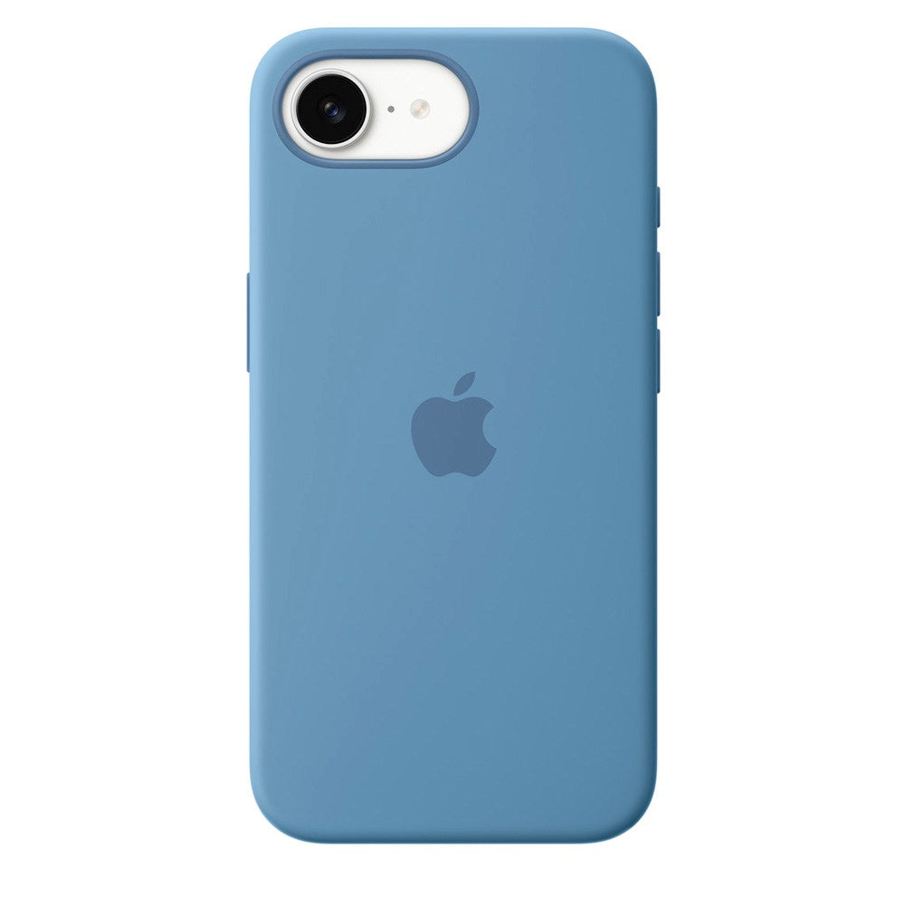 Original Apple iPhone 16e Silikondeksel - Winter Blue (MD3Q4ZM/A)