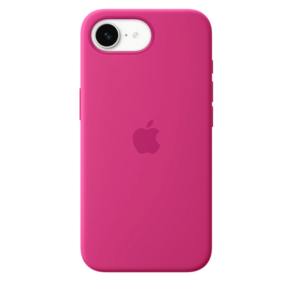 Original Apple iPhone 16e Silikondeksel - Fuchsia (MD3W4ZM/A)
